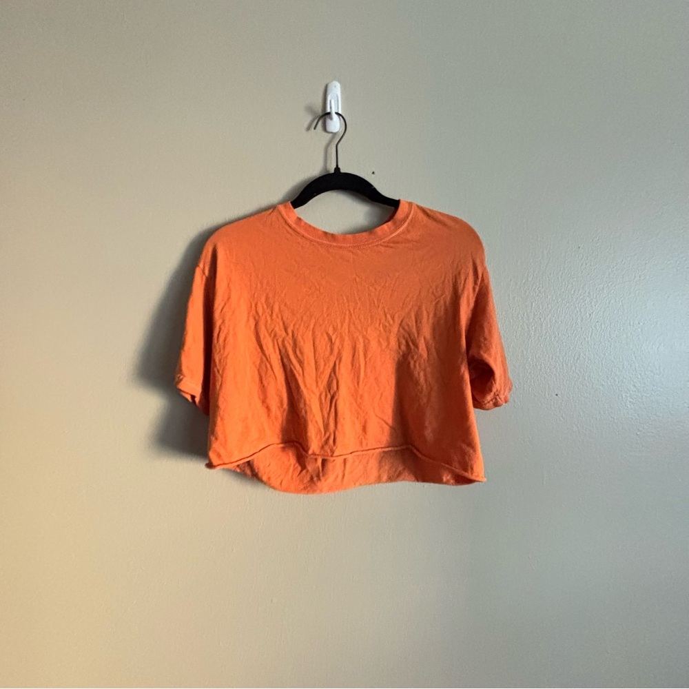 Orange Women's Crop Top